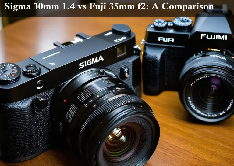 Sigma 30mm 1.4 vs Fuji 35mm f2: A Comparison